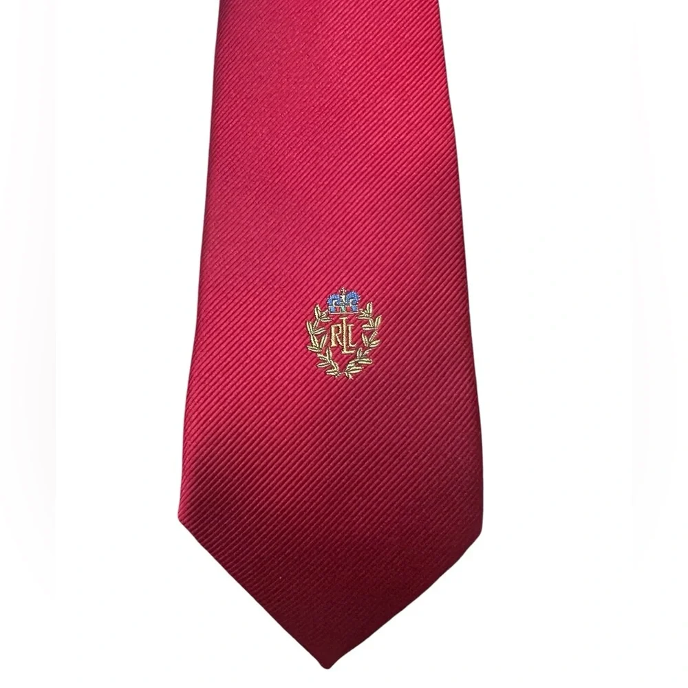 NWT Ralph Lauren Boys Solid Crest Tie!
